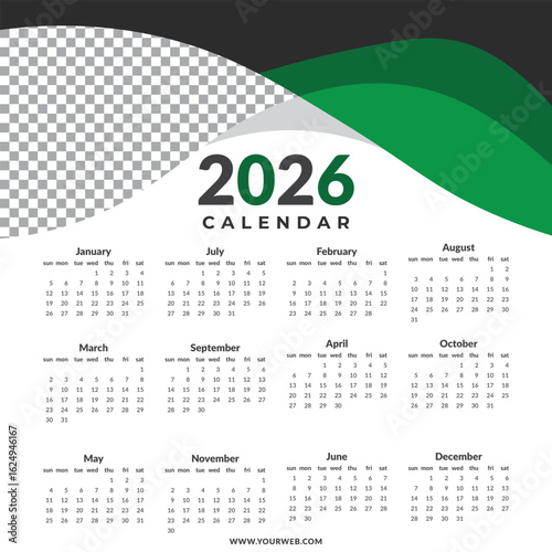Calendar 2026 Year Planner Schedule