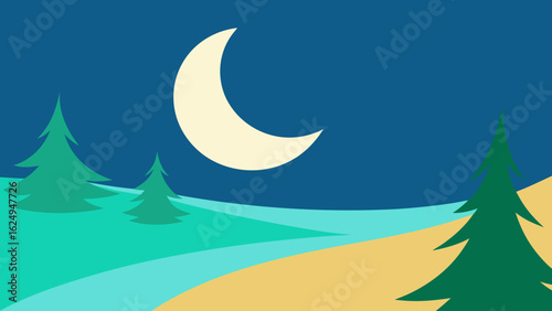 Discover a Secluded Crescent Shaped Beach Surrounded by Lush Forest