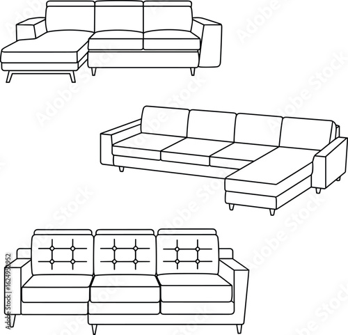 Modern sectional sofas, stylish living room furniture, contemporary couch designs, comfortable seating options, home decor ideas, interior design inspiration, versatile sofa styles