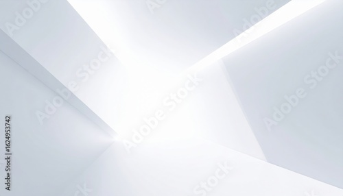 Illuminating modern design abstract light patterns in a minimalist architectural space bright environment artistic viewpoint