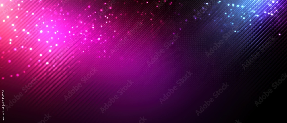 Obraz premium Vibrant Purple and Blue Abstract Sparkle Background