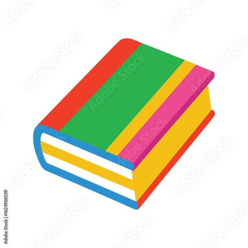 School Book Graphic – Vector Art for Education Projects.