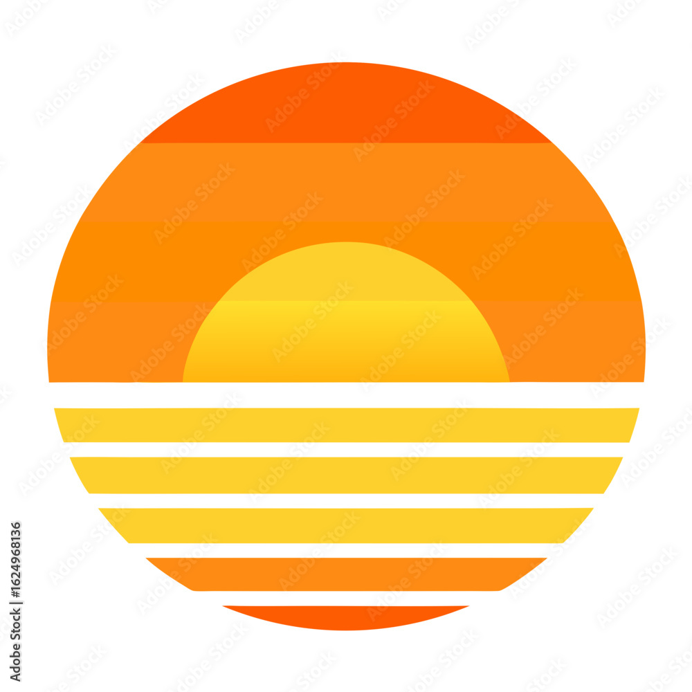 Fototapeta premium sun icon vector illustration