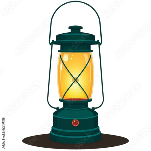 Lantern glowing
