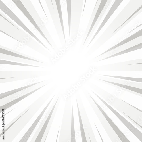 Gray Goose Gray Glowing Sunburst Background. Grey Color Glow Effect Sunburst Background for Presentation, Banner, Poster, Flyer, Sales. Pop Art Poster for Summer and Spring Theme.