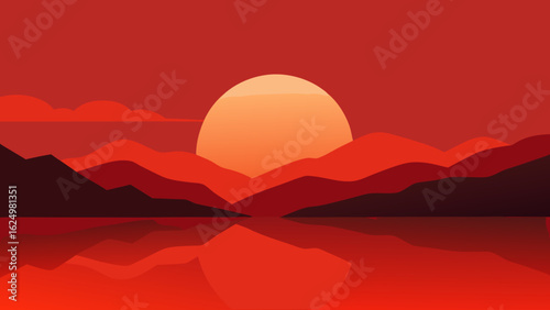 Cozy 2D Park Scene with Rolling Green Lawns and Serene Outdoor Space