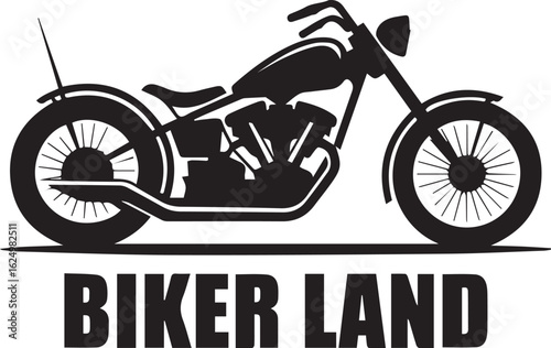silhouette of biker on custom chopper cruiser motorcycle in motion vector eps cutout artistic minimal spirit of freedom