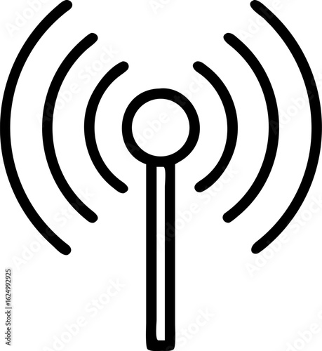 wifi signal icon, wifi icon isloated on a white background