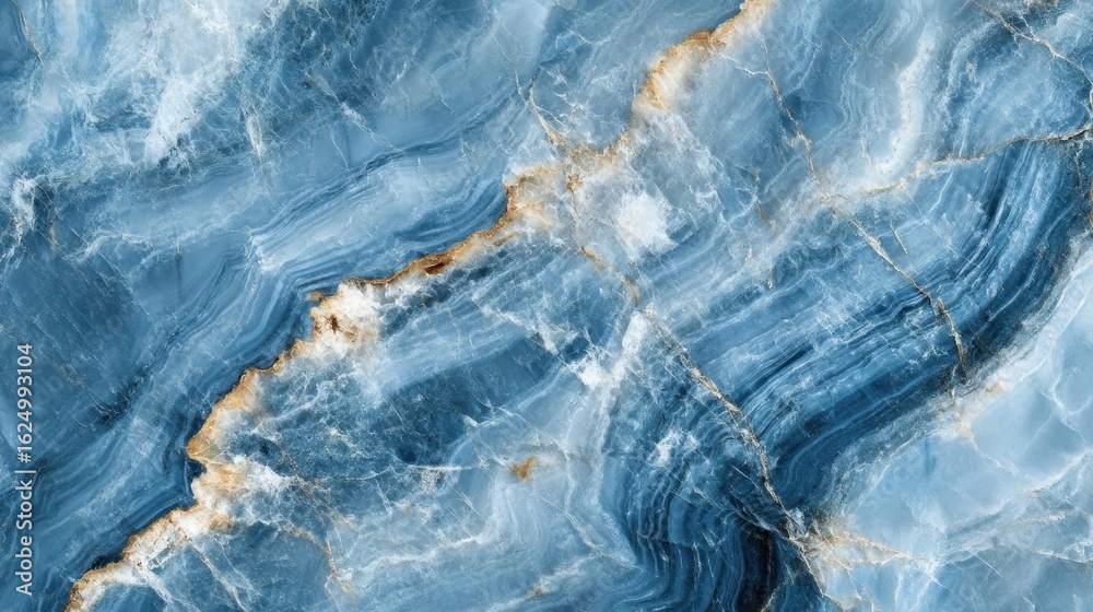 Fototapeta premium Blue Onyx Marble Texture Background.