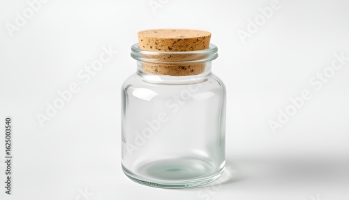 Glass Jar with Cork Lid