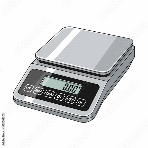 Digital pocket scale for accurate weight measurement and precise weighing applications