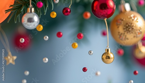 Eyes highlighted with mystical colors or patterns enhancing a fa