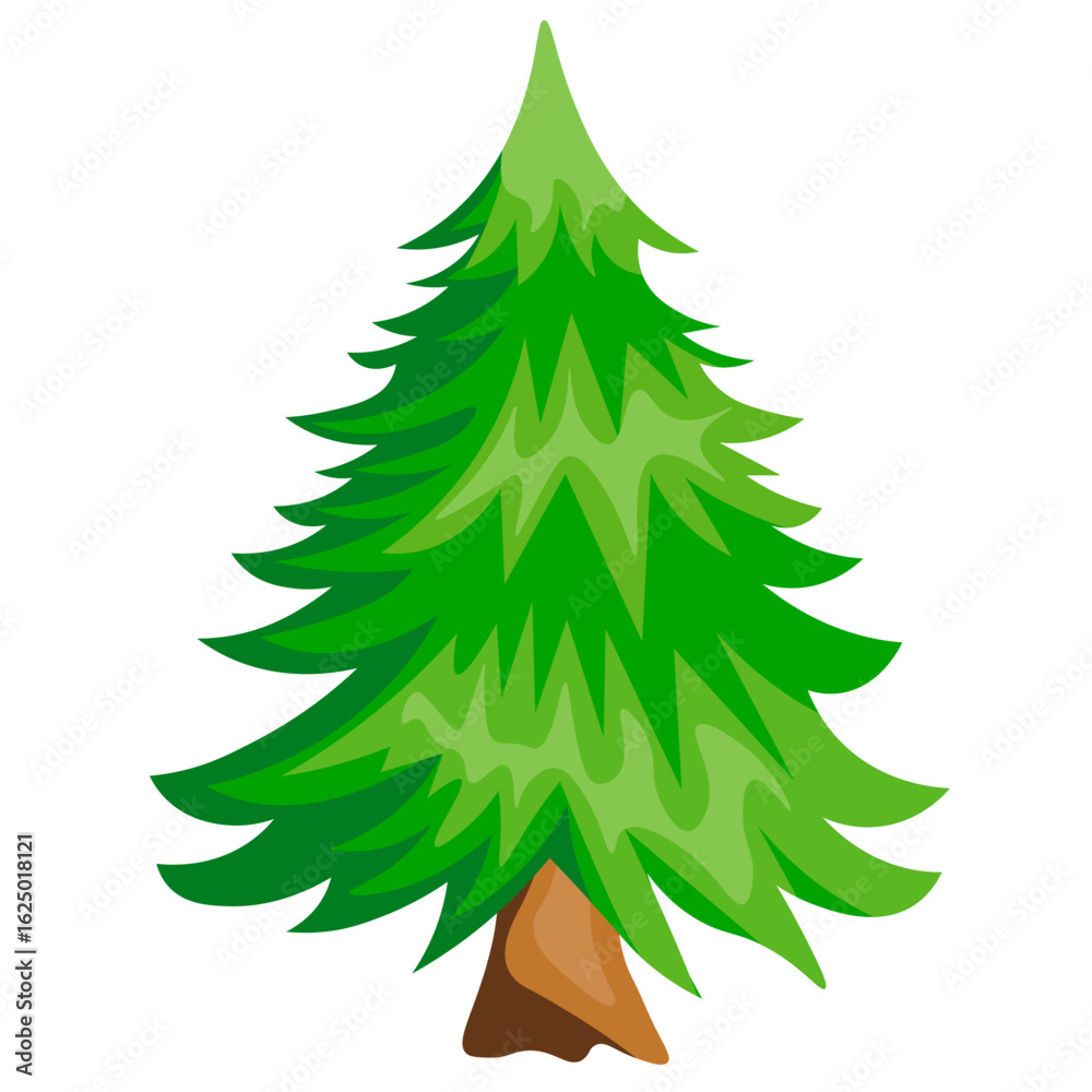 Obraz premium tree fir tree green no background vector
