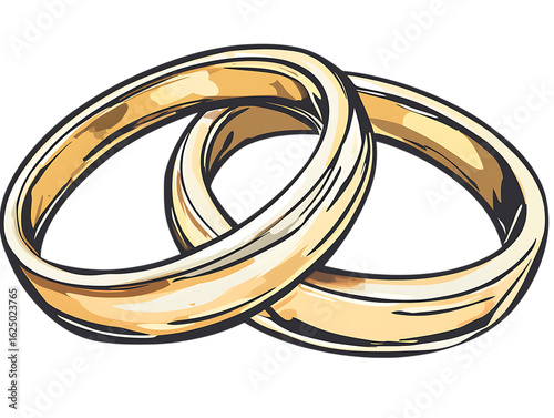  Illustration wedding rings