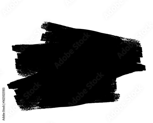 力強い筆使いのブラシストローク
