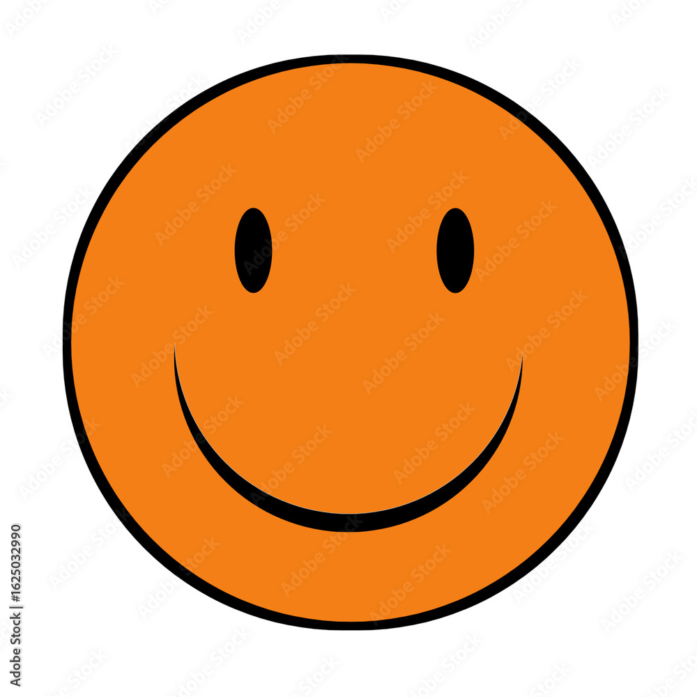 Fototapeta premium happy smiley face icon PNG 