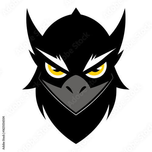 A sleek minimalist black duck silhouette graphic design for various creative applications and projects