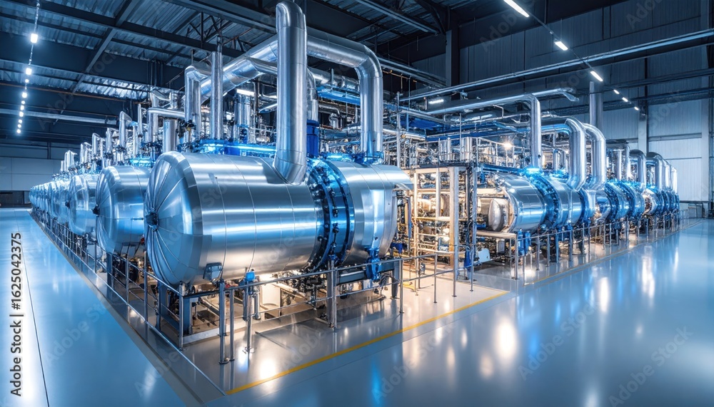 Fototapeta premium Industrial plant interior