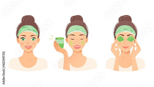 Skincare beauty routine facial treatment mask spa day wellness self care beauty tips