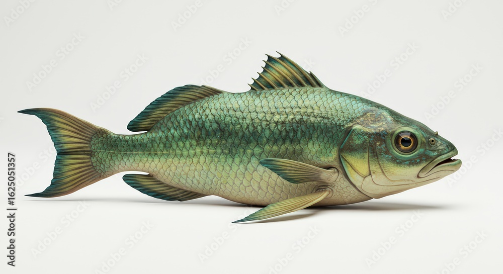 Fototapeta premium Fish profile studio shot