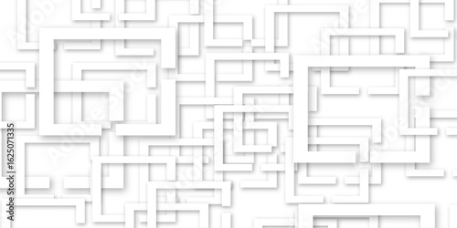 white line vector background with geometric triangular or polygonal line shapes. 3D White geometric abstract background overlap layer on bright space with rounded rhomb effect decoration. 