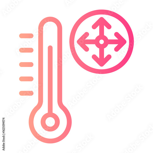 freezing gradient icon