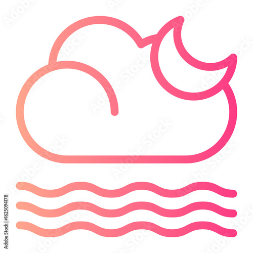 fog gradient icon