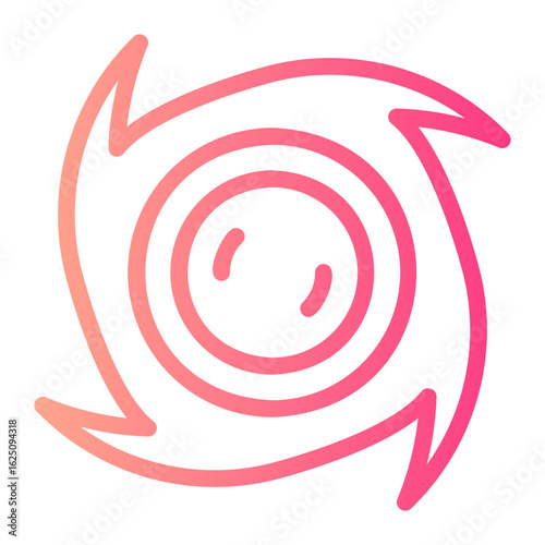 tropical storm gradient icon
