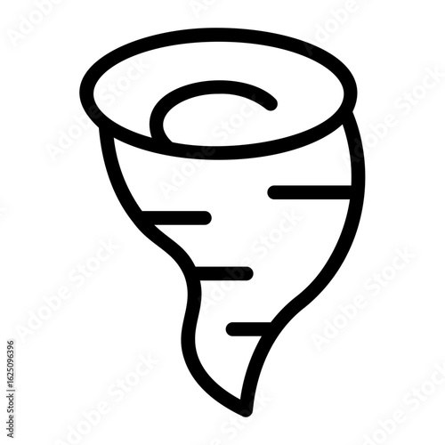 tornado line icon