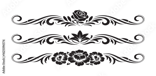vintage floral ornament abstract floral design element  vector illustration of a background