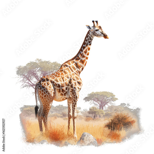 giraffe in the wild