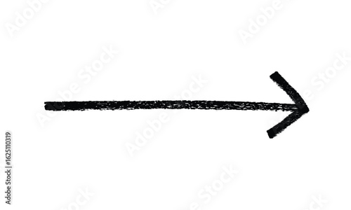 Hand Drawn Black Arrow Icons Set – Marker Pen Sketch Style Directional Arrows for Notes, Presentation Highlights, UI Elements and Transparent Background Vector Design