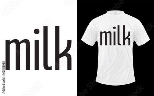 Playful milk carton costume design for halloween featuring a silhouette of a person dressed as a milk carton with the text pretend i m milk in a fun bold font