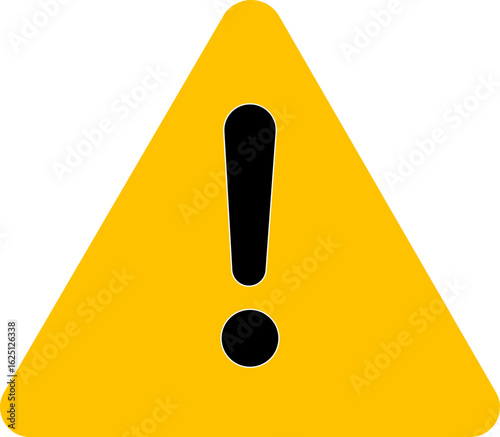 Danger and Warning sign icon. Attention vector , yellow, red and black fatal error message element, exclamation mark icon vector.Warning sign with an exclamation point.Danger triangle vector icon.