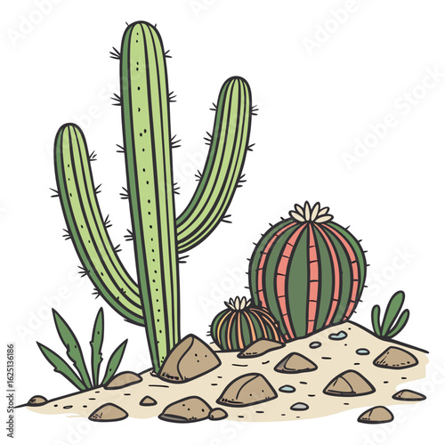 cactus in the desert