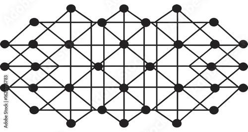 Neural Network Diagram – AI Machine Learning Structure Illustration