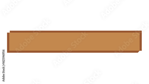 wooden signboard isolated on white