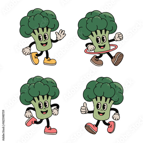 cartoon broccoli cartoon