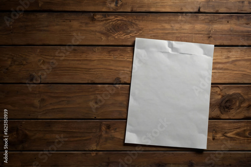 Blank A4 paper for advertising or text insertion.