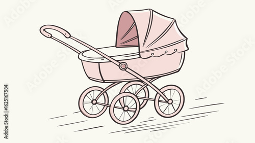 baby carriage in the stroller