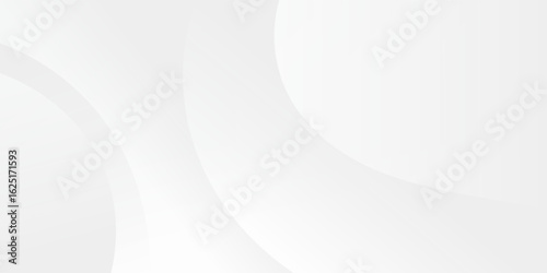 abstract white gradient color background with curve and swirl lines decoration