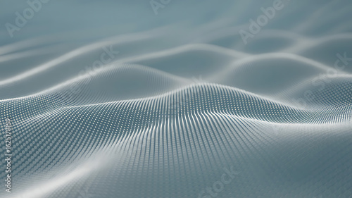 Abstract, textured waves of light gray.
