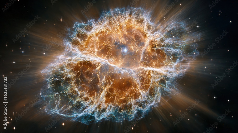 Obraz premium Colorful Nebula In Space