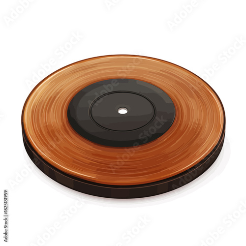 Vector illustration of a compact disk 
