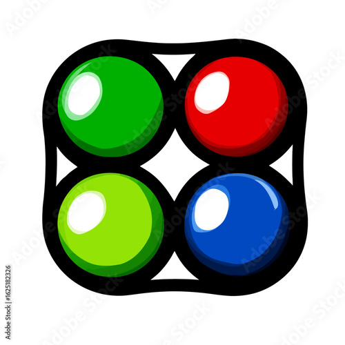 Connect four game vector 