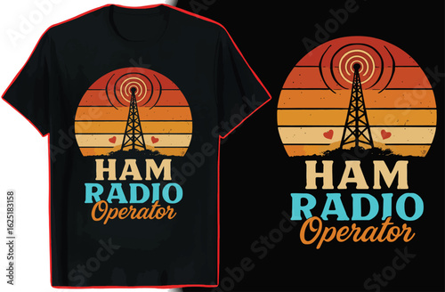 Ham Radio T-Shirt Design | Amateur Radio Operator Retro