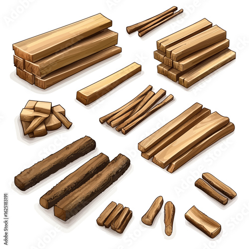 Construction set vector illustration 