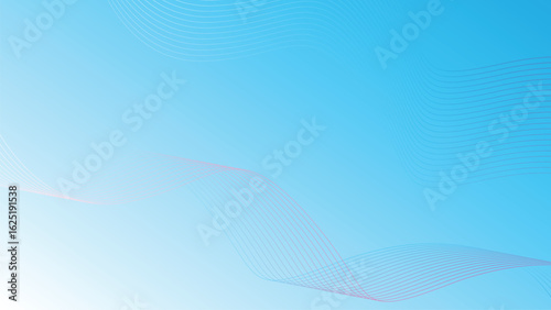 abstract blue wave line background
