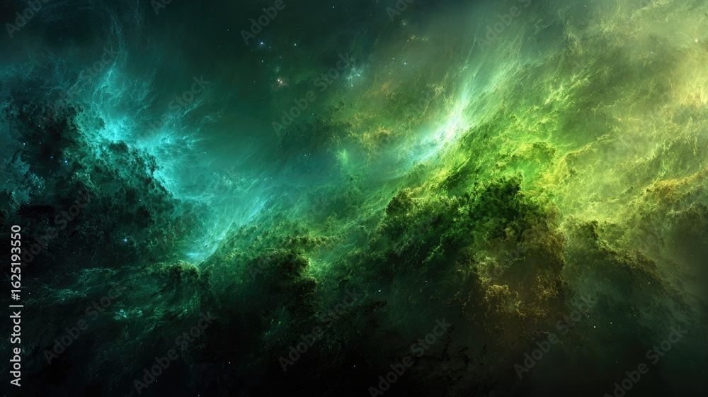 Obraz premium Colorful Deep Space Nebula