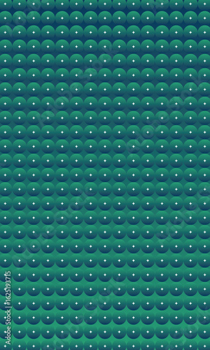 Abstract green background with circles